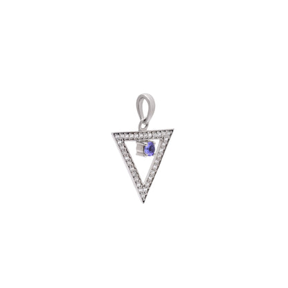 Trinity Gleam Tanzanite Necklace