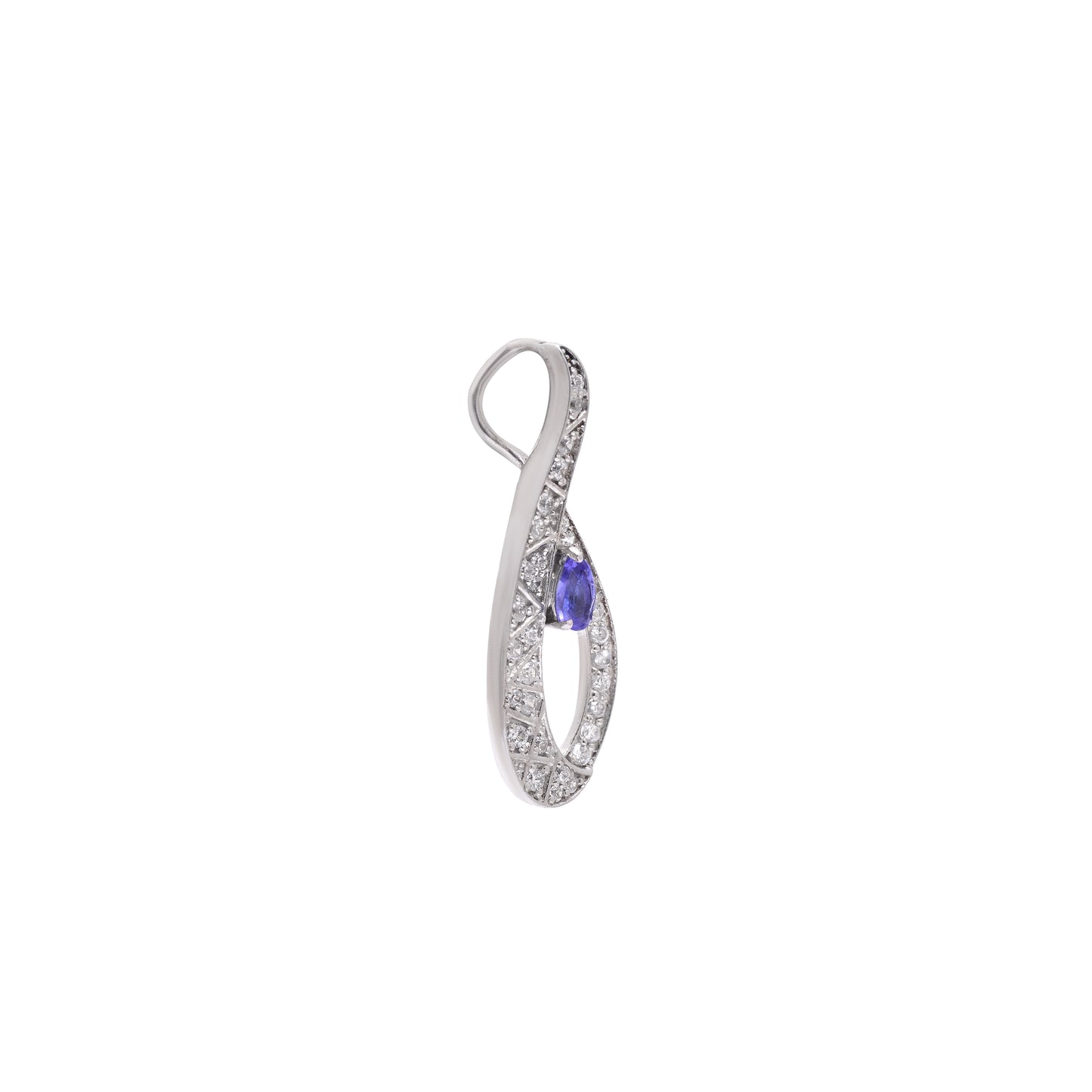 Celestial Twist Tanzanite Necklace