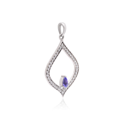 Geo Edge Tanzanite Necklace
