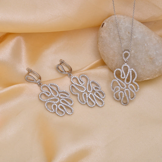 Diamond Radiance Sterling Silver Ensemble