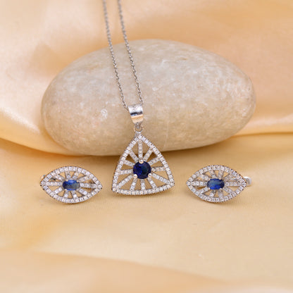 Blue Horizon Sterling Silver Set