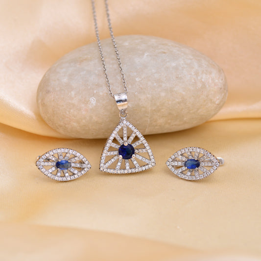 Blue Horizon Sterling Silver Set