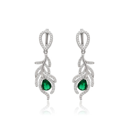 Leafy Brilliance Silver Set