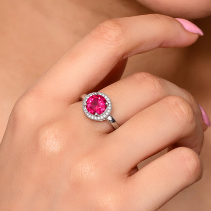 Crimson Glow Ring