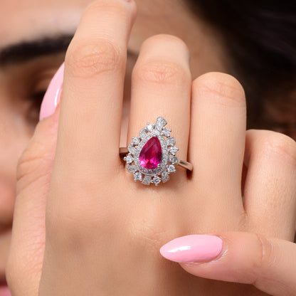 Red Hydro Radiance Ring