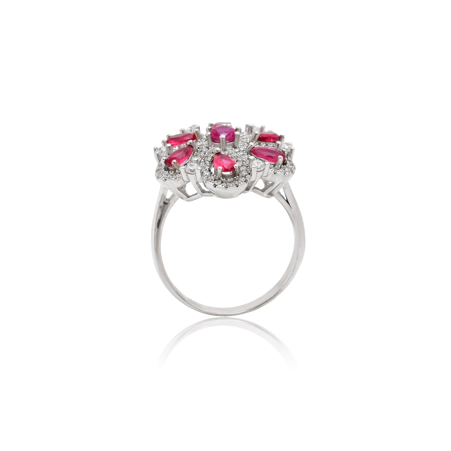 Crimson Elegance Ring