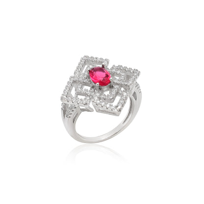Crimson Brilliance Ring