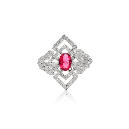 Crimson Brilliance Ring