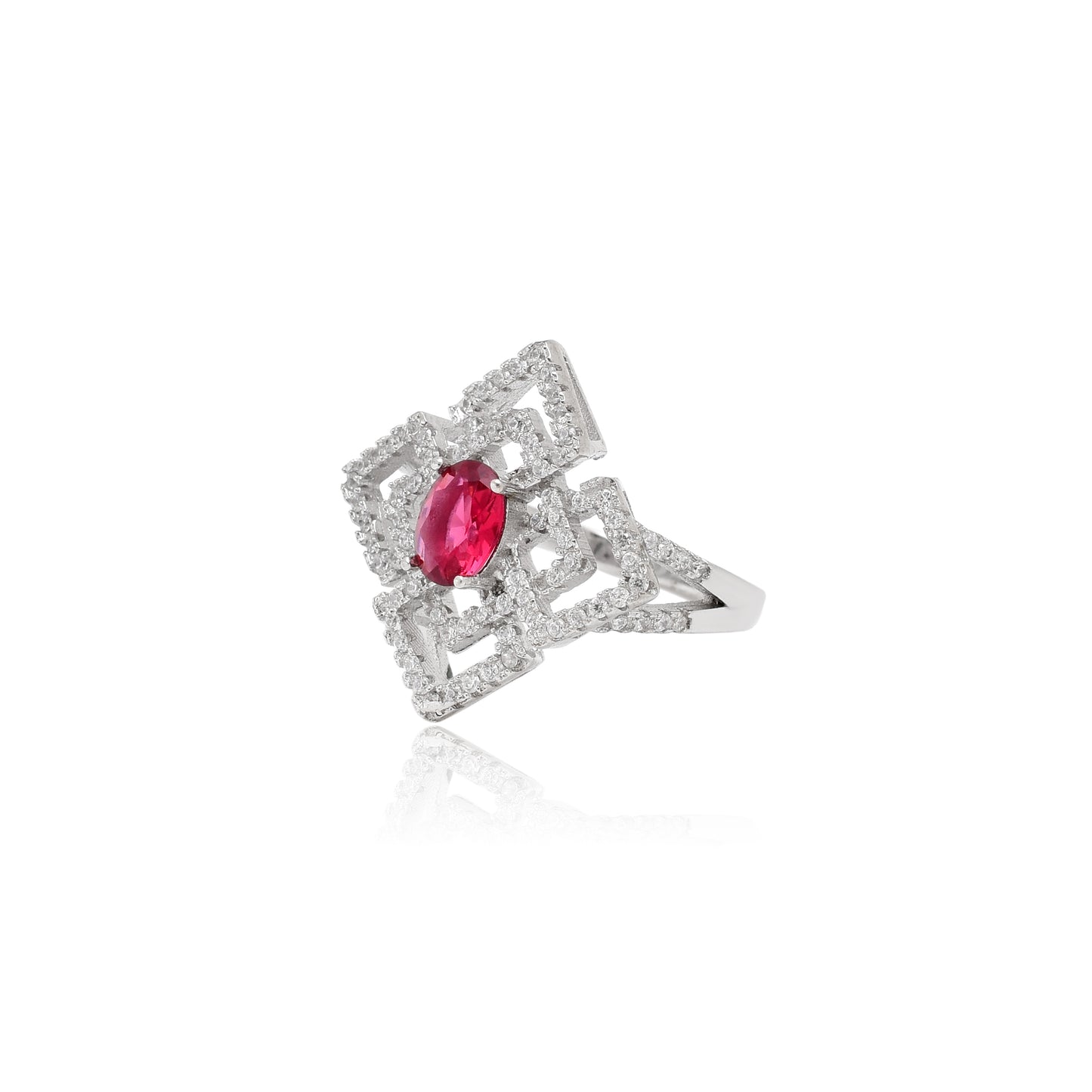 Crimson Brilliance Ring