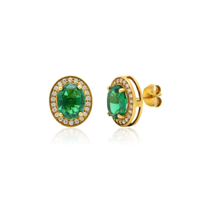 Green Goddess Earrings