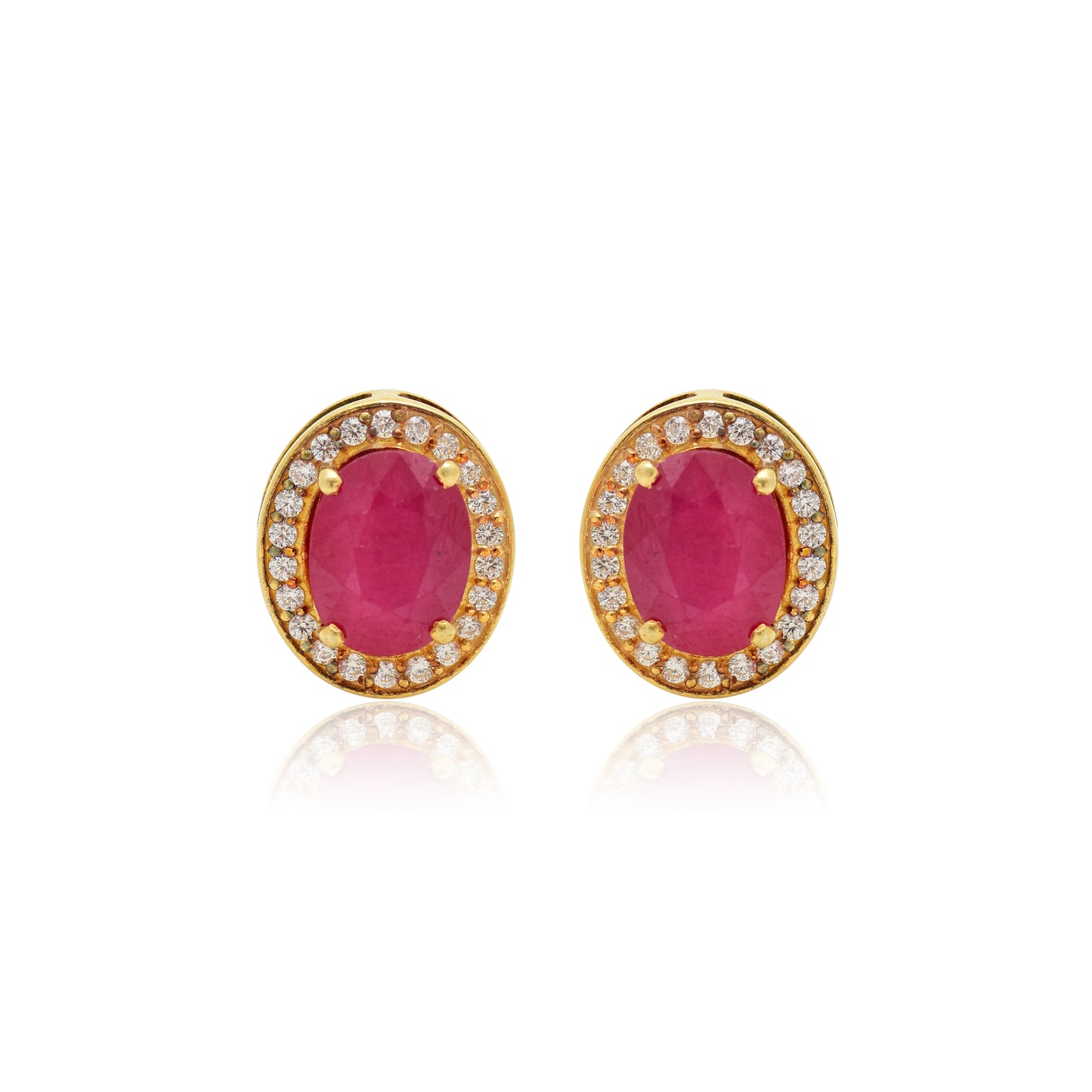 Radiant Scarlet Elegance Earrings