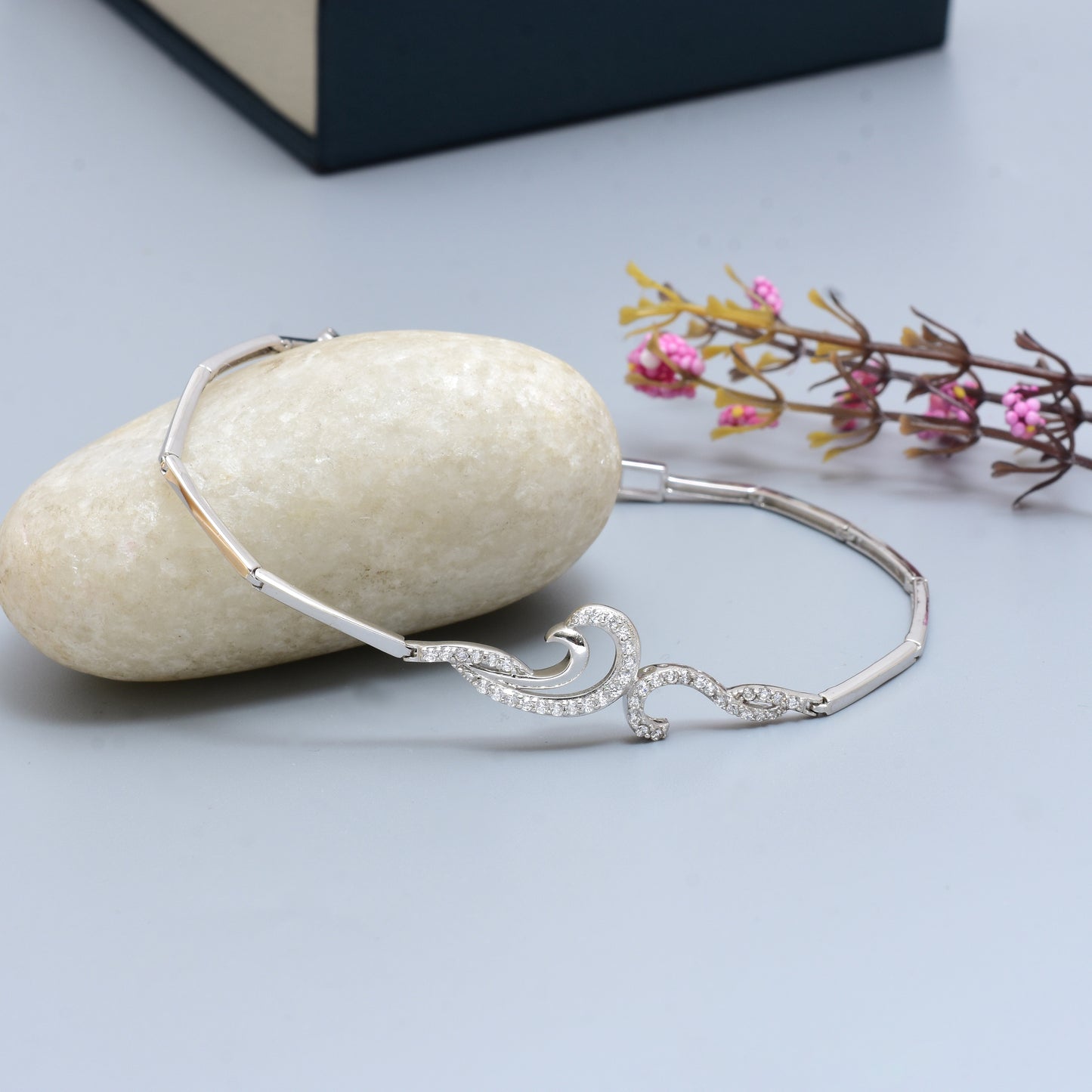 Mystic Silver Charm Bracelet