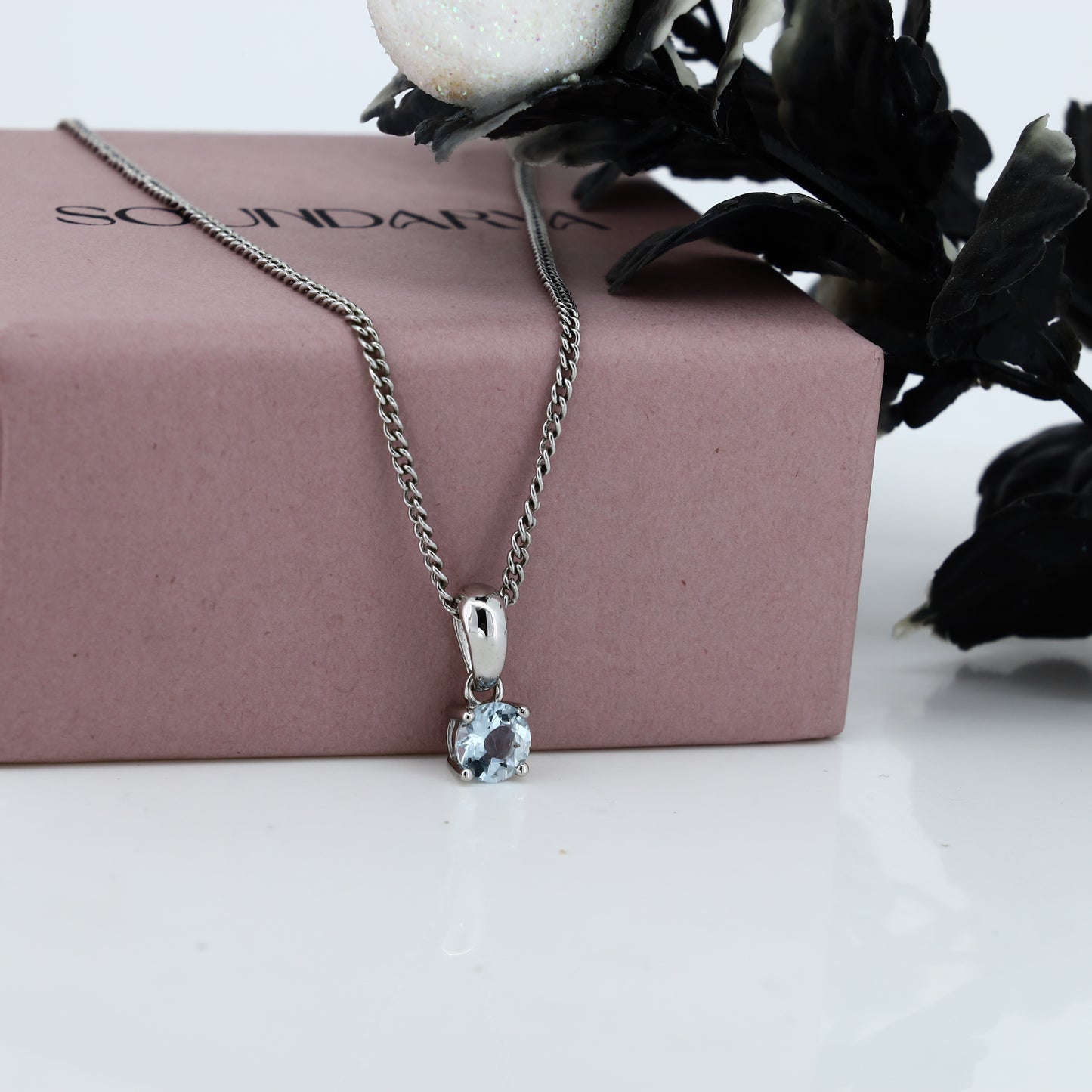 Ocean Calm Aquamarine Pendant