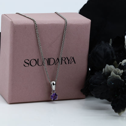 Moonlit Amethyst Charm