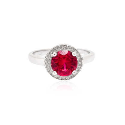Crimson Glow Ring