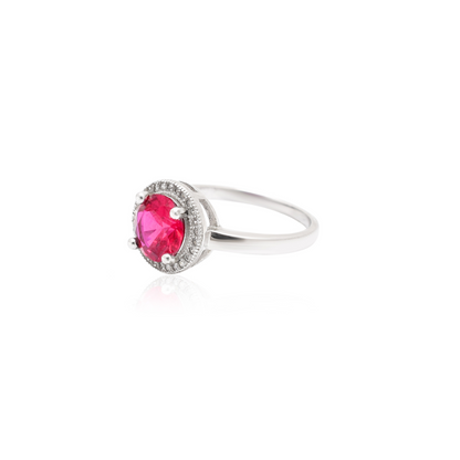 Crimson Glow Ring