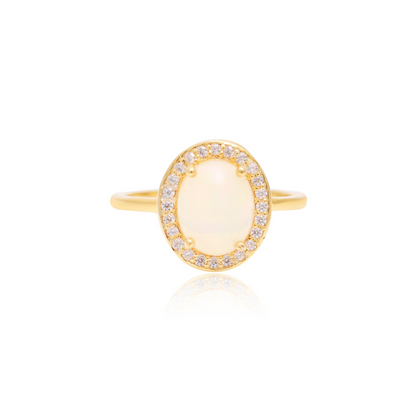 Starlit Opal Ring