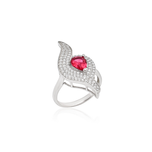 Scarlet Splendor Ring