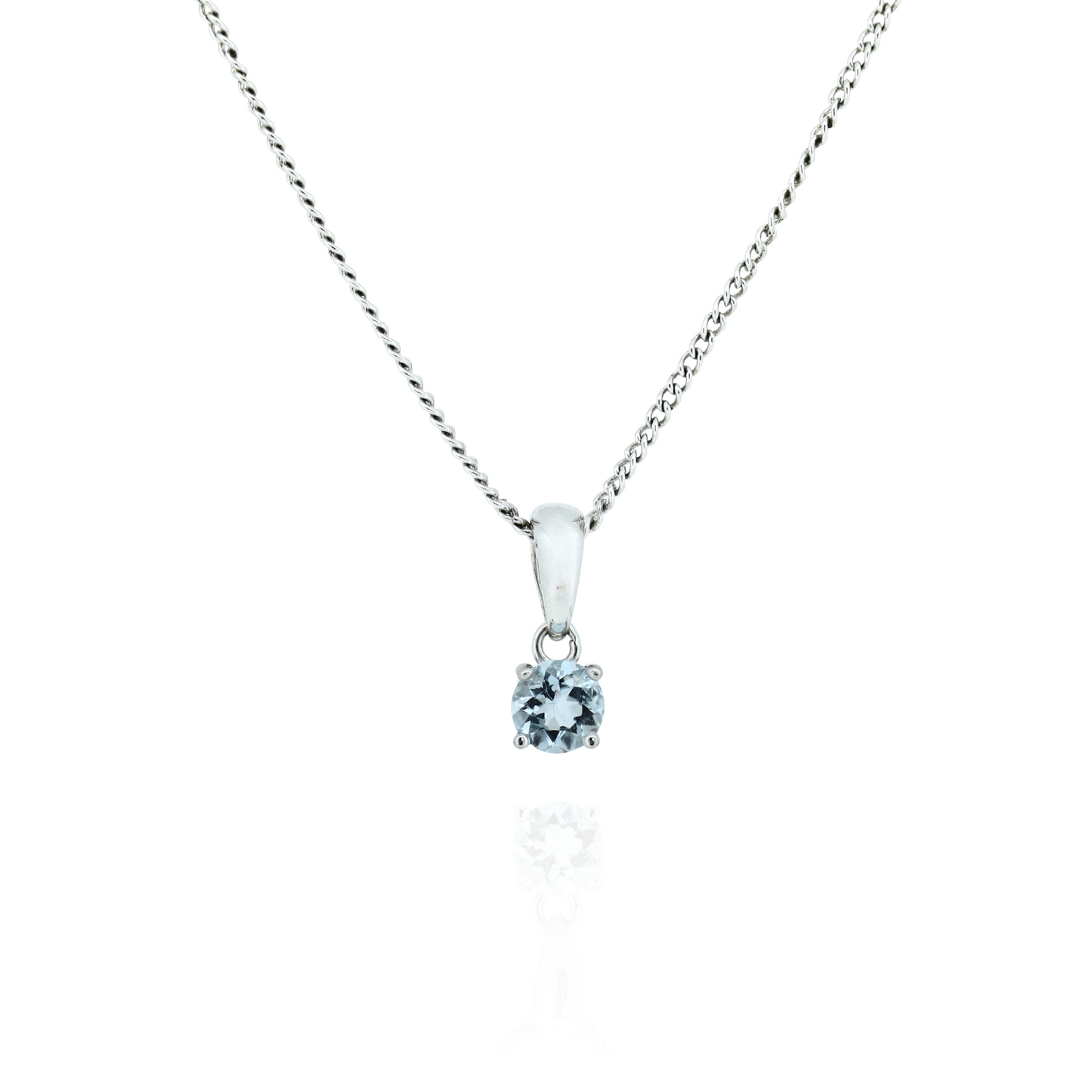 Ocean Calm Aquamarine Pendant