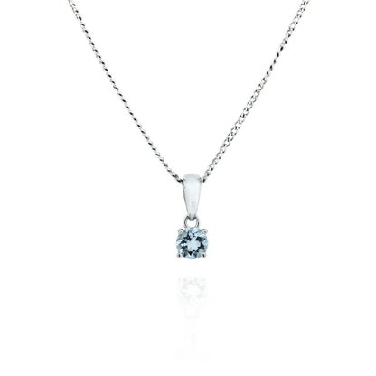 Ocean Calm Aquamarine Pendant
