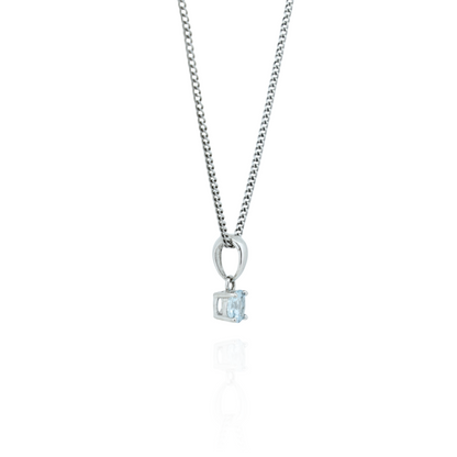 Ocean Calm Aquamarine Pendant