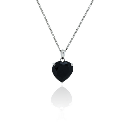 Black Onyx Silver Pendant
