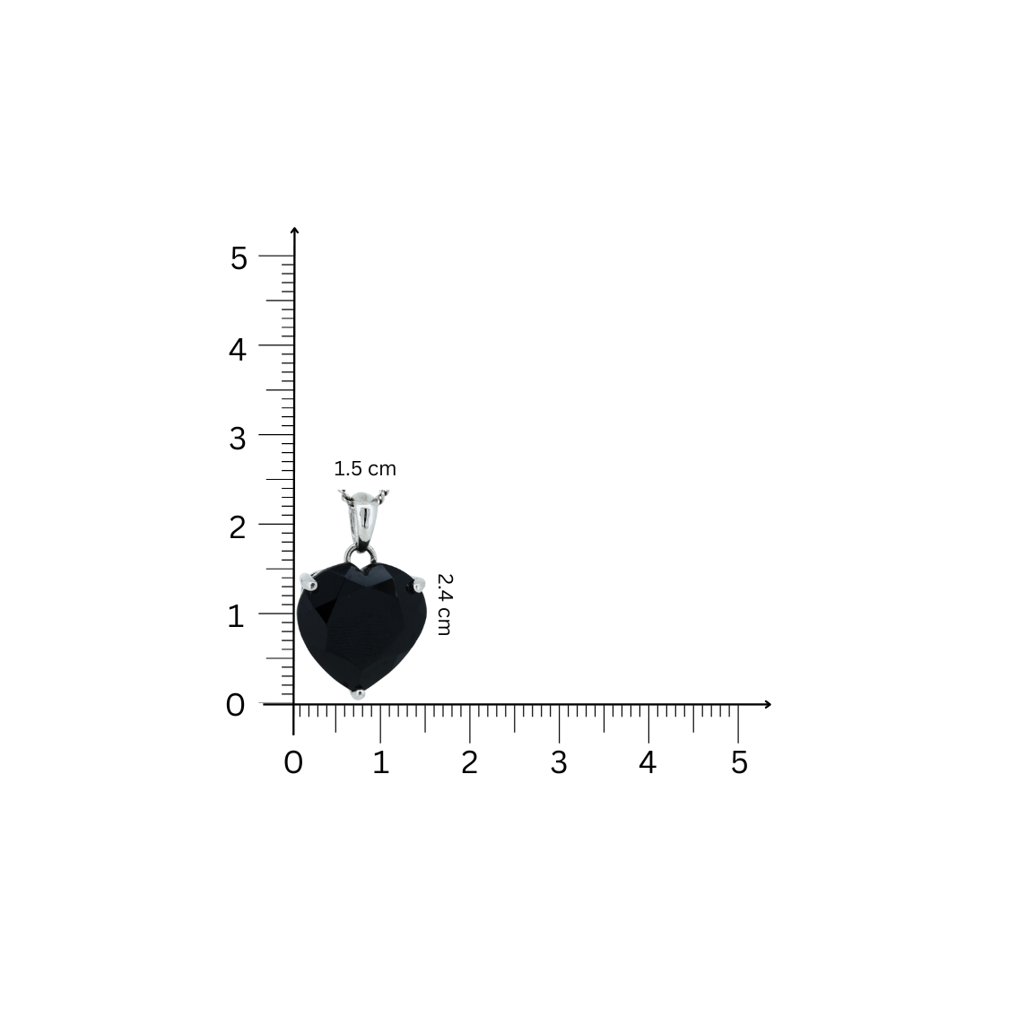 Black Onyx Silver Pendant