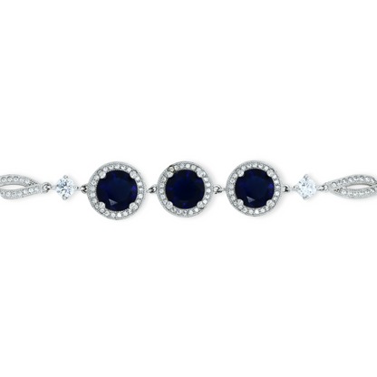 Circular Design Silver Bracelet