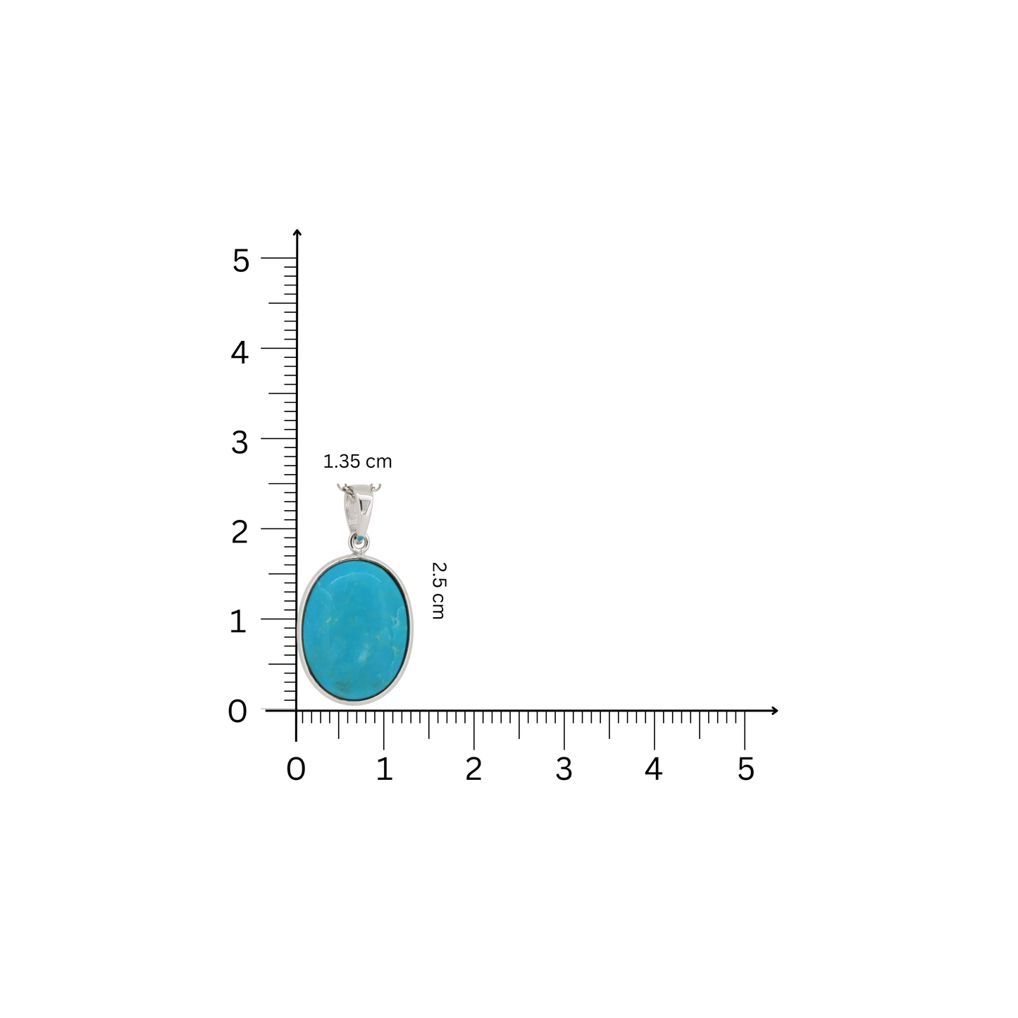 Tranquil Turquoise Silver Necklace