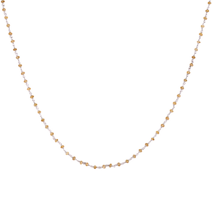 Sunshine Citrine Silver Chain