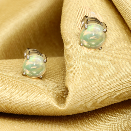 Mystic Fire Ethiopian Opal Earrings