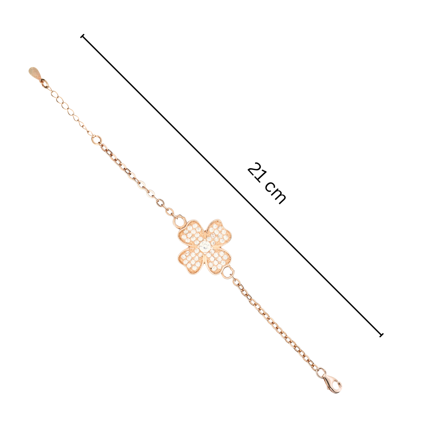 Blossom Glow Silver Bracelet