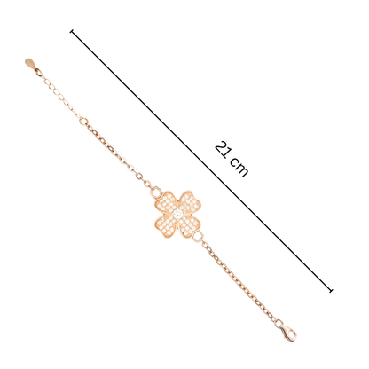 Blossom Glow Silver Bracelet