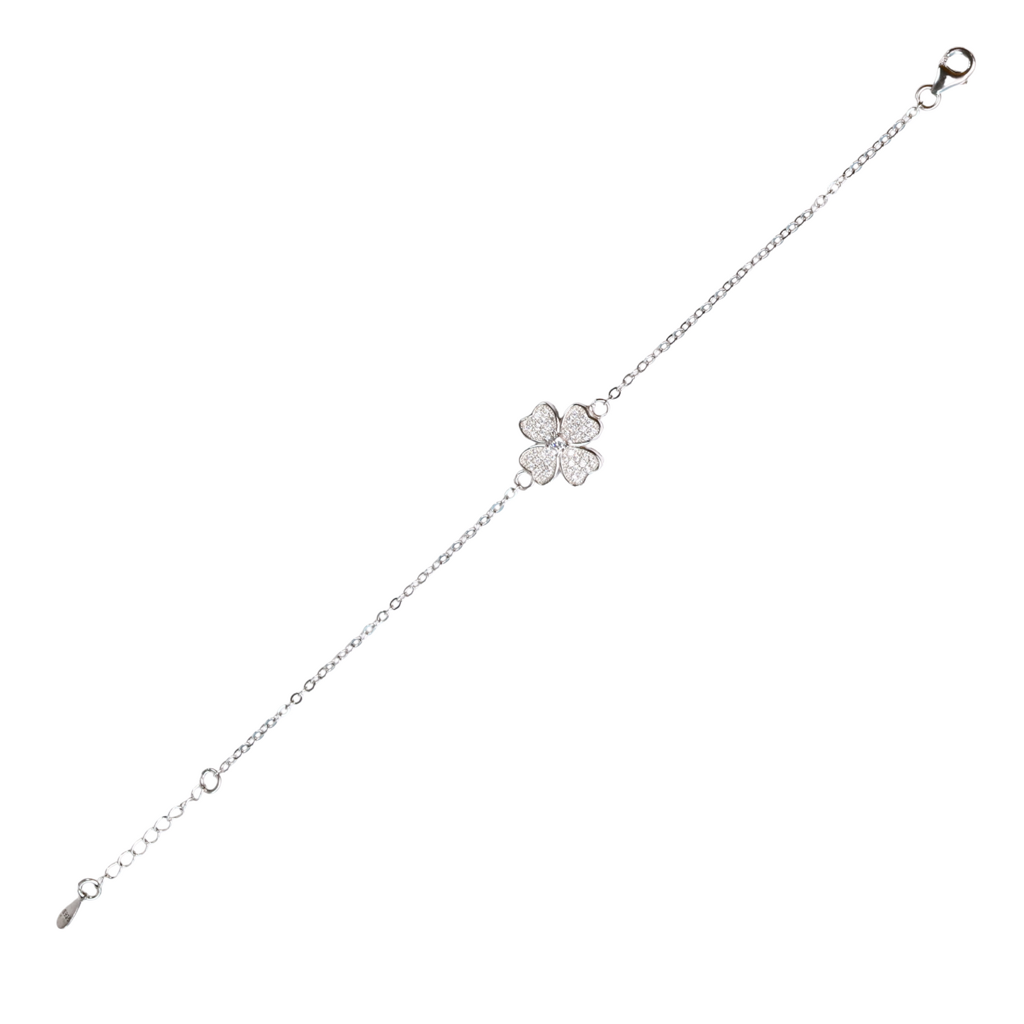 Blossom Glow Silver Bracelet