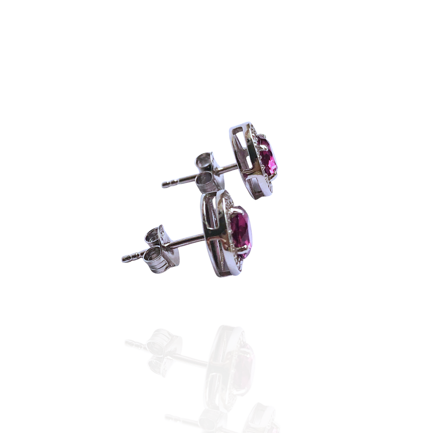 Velvet Garnet Studs