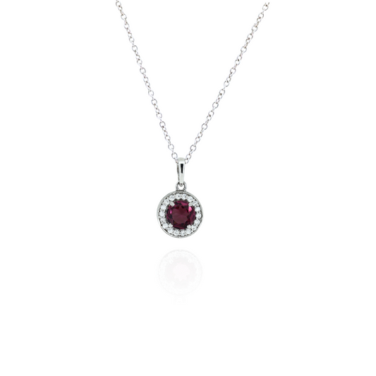 Crimson Soul Garnet Necklace