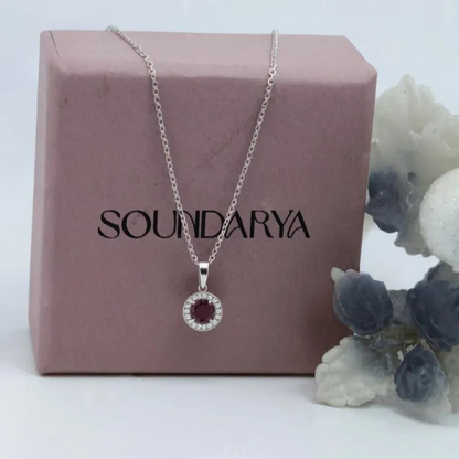 Crimson Soul Garnet Necklace