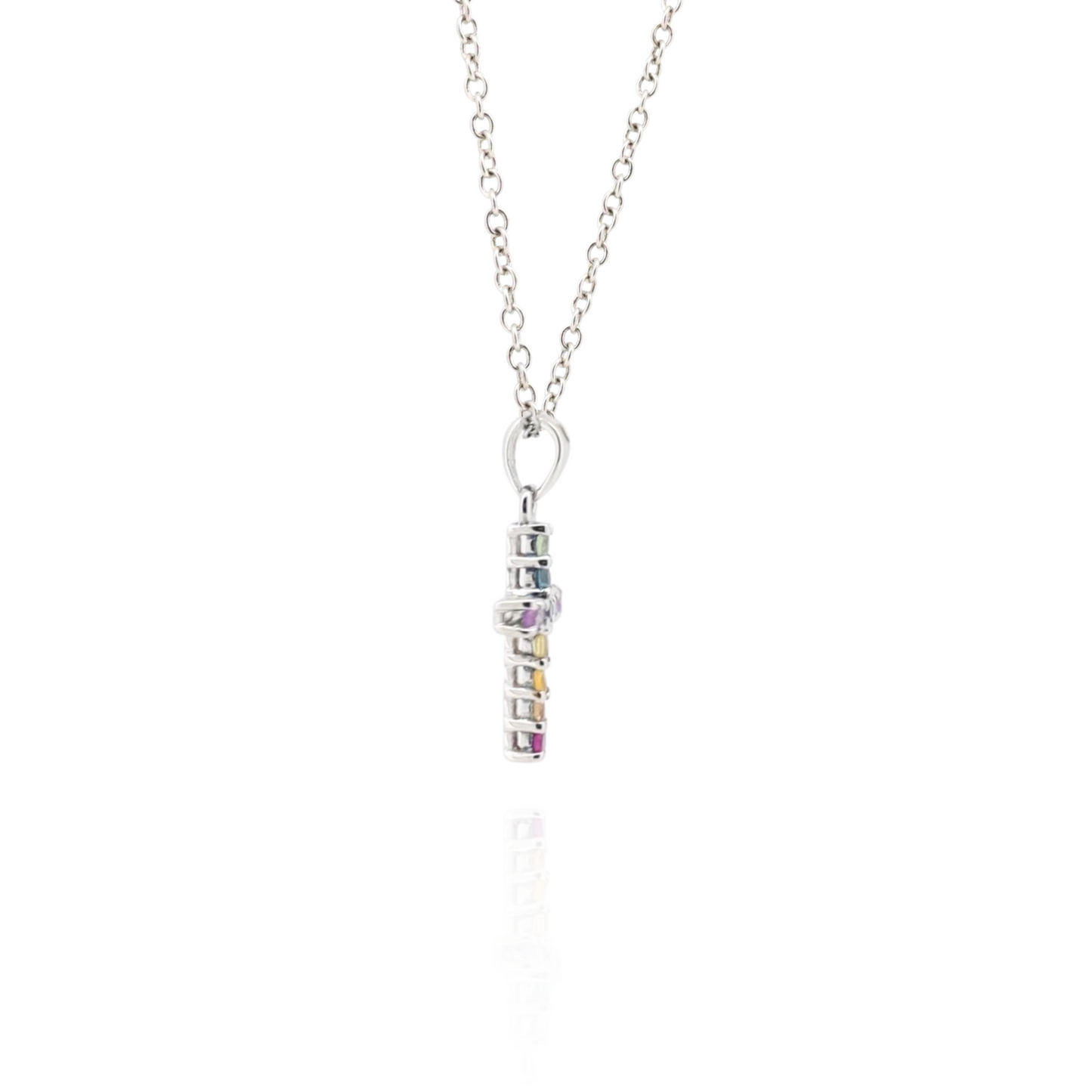 Prism of Faith Silver Necklace