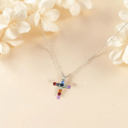 Prism of Faith Silver Necklace