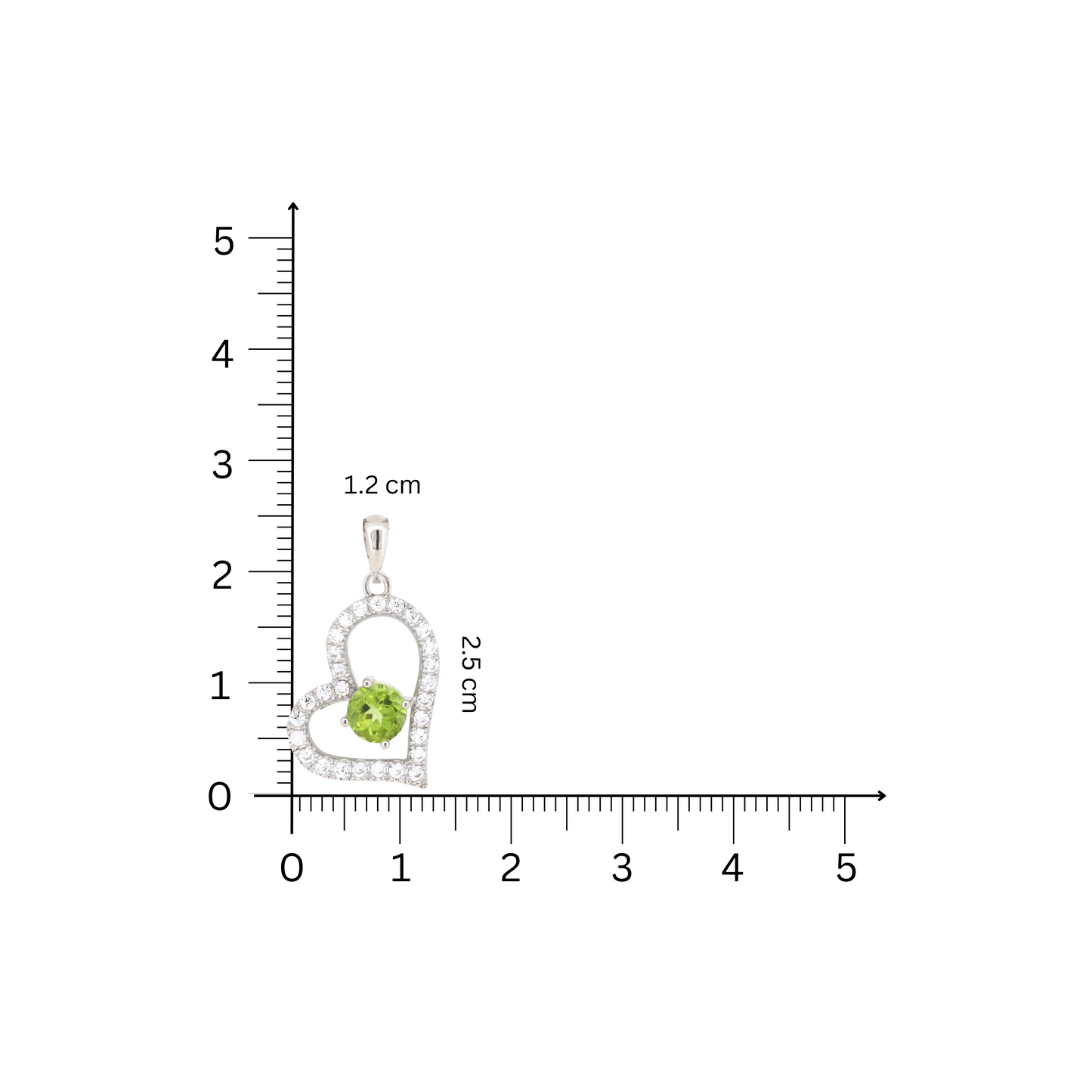 Peridot Radiance Silver Necklace