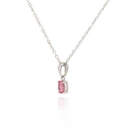 Pink Tourmaline Glow Pendant