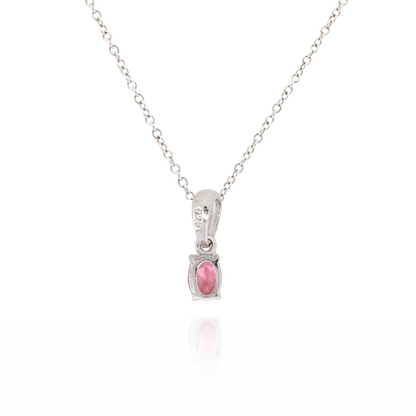 Pink Tourmaline Glow Pendant