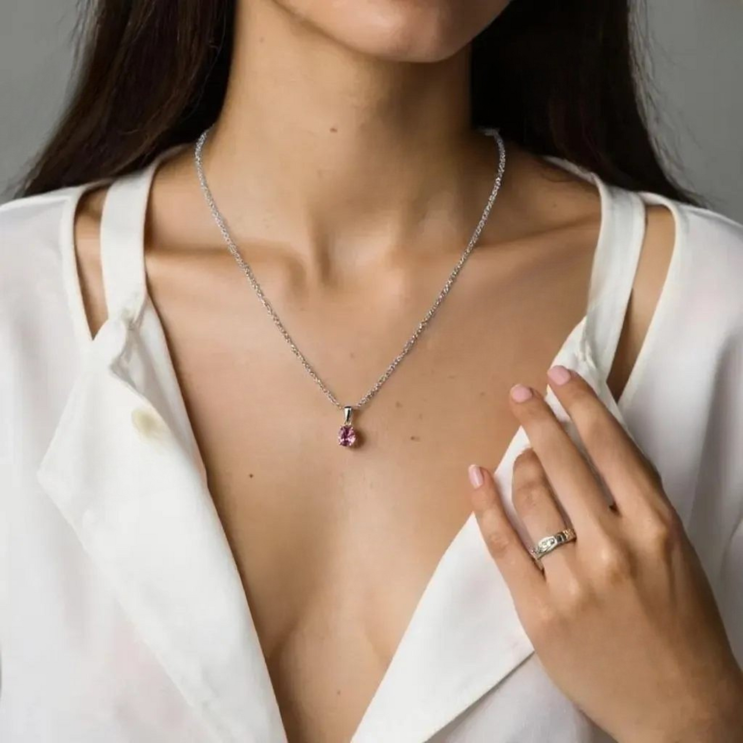 Pink Tourmaline Glow Pendant