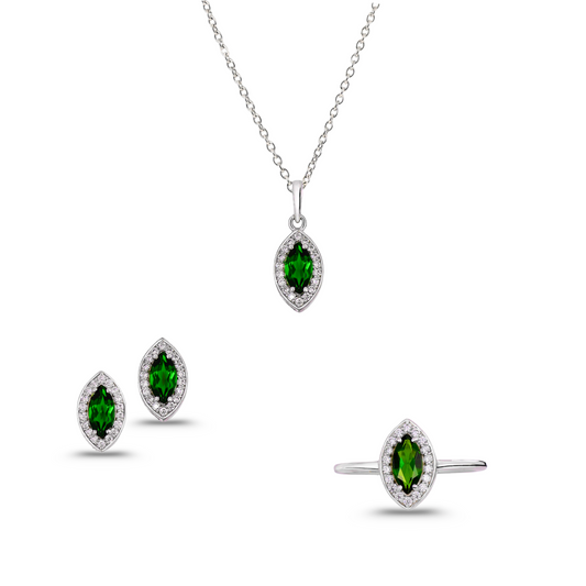 Green Grace Silver Set