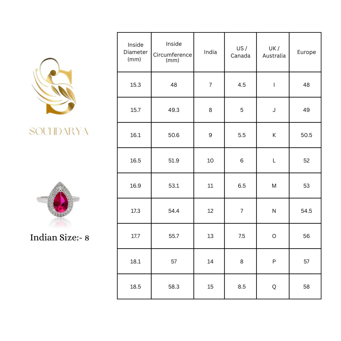 Ruby Radiance Ring