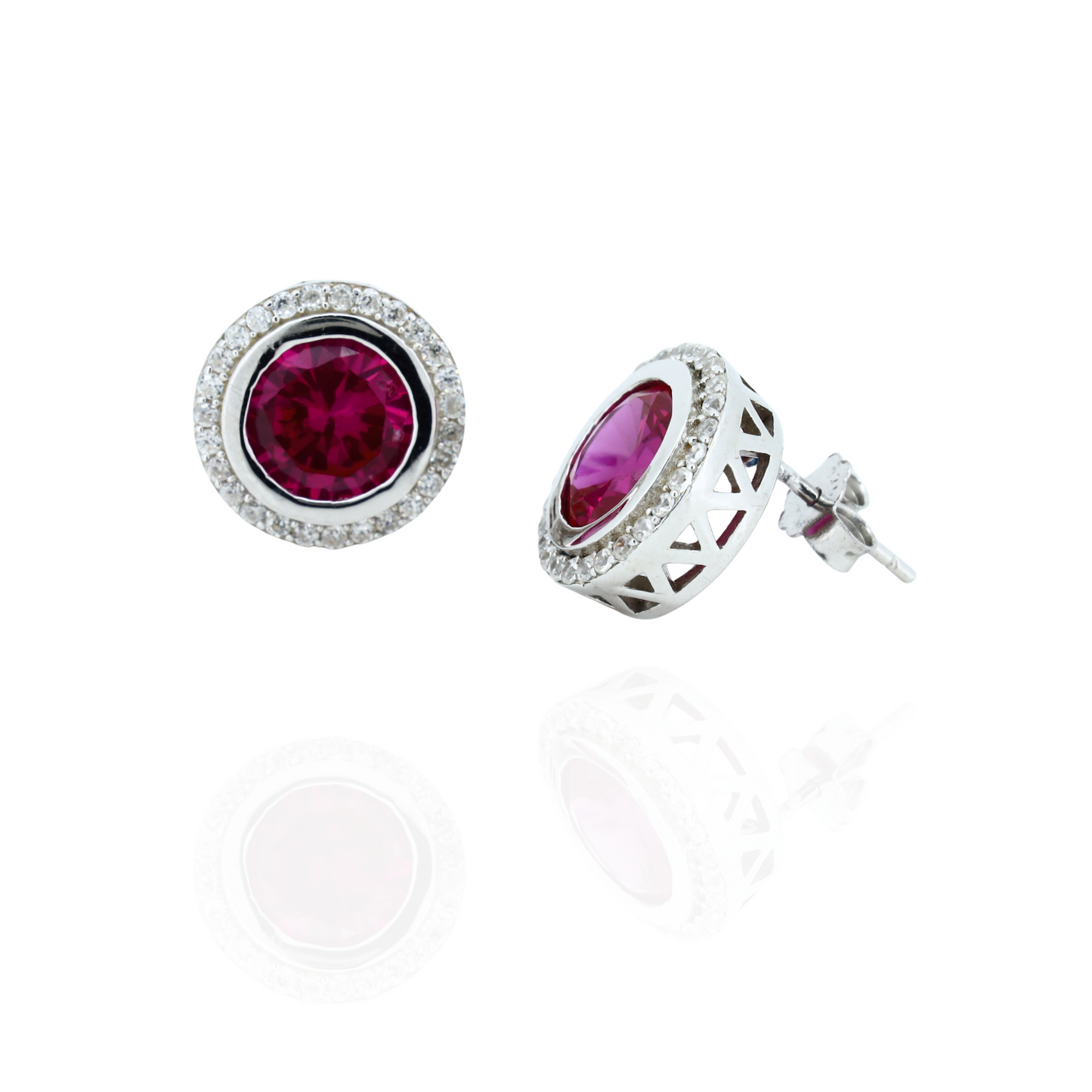 Crimson Spark  Earrings