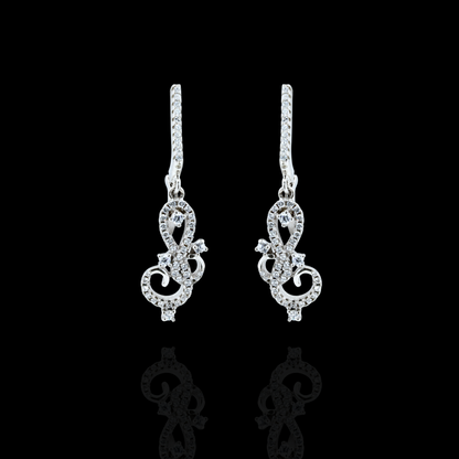 Sterling Sparkle Dangle Earrings