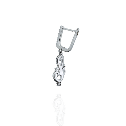 Sterling Sparkle Dangle Earrings