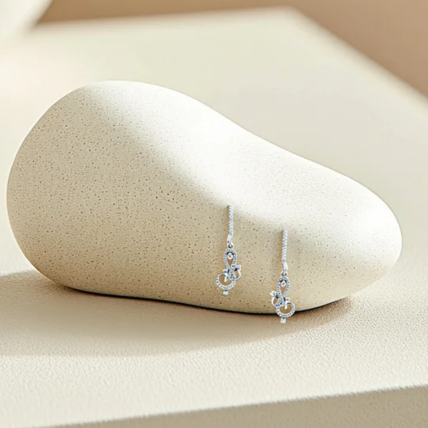 Sterling Sparkle Dangle Earrings