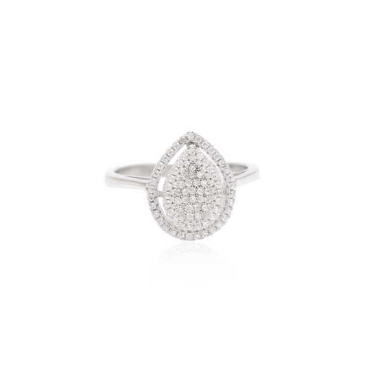 Silver Glam Ring